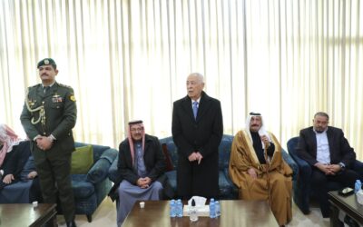 مندوبا عن الملك وولي العهد… العيسوي يعزي عشائر القطارنة وزوغانه وأبوحمور والطوال
