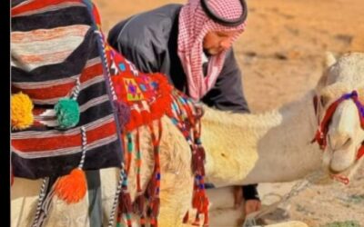 رحلة وفاء على ظهر جمل… سند دوريج من معان إلى بسمان مهنئًا الملك بعيد ميلاده