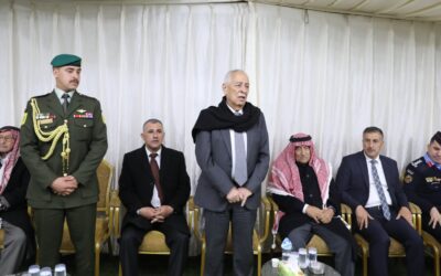 العيسوي ينقل تعازي الملك وولي العهد إلى عشائر القباعي والرشيد والجراح وعرفات
