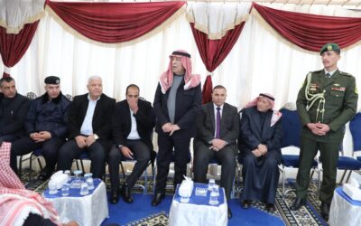 مندوبا عن الملك وولي العهد…العيسوي يعزي عشيرتي الغويري والشحاحدة