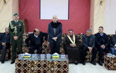 مندوبا عن الملك وولي العهد…العيسوي يعزي عشيرة الصقور
