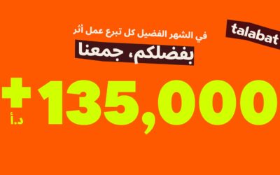 عملاء طلبات الأردن يتبرعون بـأكثر من 135 ألف دينار عبر التطبيق