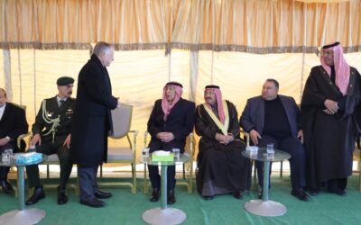 مندوبًا عن الملك وولي العهد… العيسوي يعزي عشائر القاضي والزعبي والفريحات