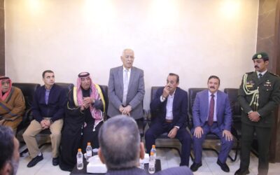 مندوبا عن الملك وولي العهد…العيسوي يعزي عشيرتي الكفاوين والبشابشة