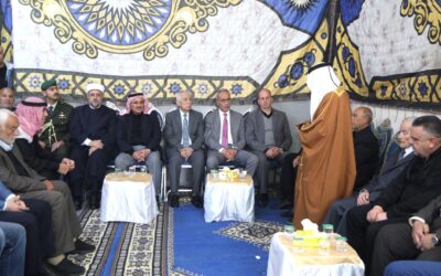 العيسوي ينقل تعازي الملك وولي العهد إلى العلاونة
