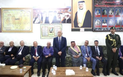 مندوبا عن الملك وولي العهد.. العيسوي يعزي بوفاة الوزير الأسبق خالد العمري