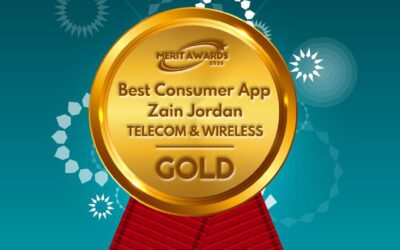 زين الأردن تحصد جائزة “أفضل تطبيق” ضمن جوائز Merit Awards 2026 عن تطبيقها Zain Jo