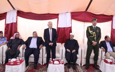 مندوبا عن الملك وولي العهد…العيسوي يعزي عشيرتي الخوالدة والقاضي