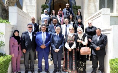 العيسوي يلتقي وفدين من مؤسسة منى الفياض للتراث ونادي الراية