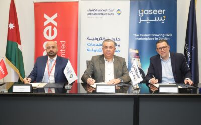 البنك الأردني الكويتي يُعلن عن تعاون استراتيجي مع شركة “يسير” و”أرامكس” لإطلاق نموذج مالي مبتكر في قطاع التجارة بين الشركات