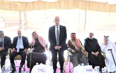 مندوبا عن الملك وولي العهد.. العيسوي يعزي عشيرة الزيادات / عباد وآل أبو أحمده