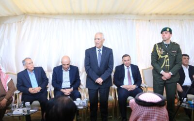 مندوبا عن الملك وولي العهد.. العيسوي يعزي عشيرتي الغزو والزيود/ بني حسن