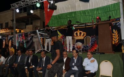 الدكتور زياد العرجا يحتفل بمناسبات الاردن الوطنية والتفوق العلمي في احتفال وطني كبير بمحافظة الزرقاء