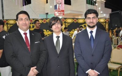 الصحفي ياسر العبادي يهنئ المستشار القانوني الدكتور زياد العرجا بحصوله على الدكتوراه الثانية ونجاح نجله عون في التوجيهي