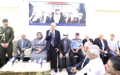 مندوبا عن الملك وولي العهد.. العيسوي يعزي عشيرتي مقدادي والزعبي