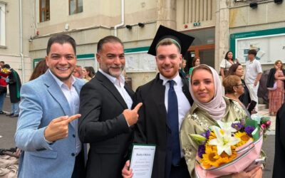 الدكتور عبدالوهاب العطعوط يحصد درجة الدكتوراه في الطب من جامعة غريغوري تي. بوبا في رومانيا