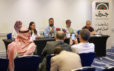 مؤتمر صحفي لفريق مسرحية “أم كلثوم” قبيل عرضها في “جرش”