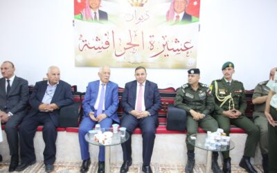 مندوبا عن الملك وولي العهد.. العيسوي يعزي السرحان والمدانات ويغنم والعبيسات والرواضية والقاضي
