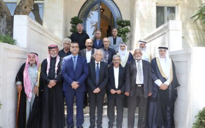 العيسوي يلتقي وفدا من مجلس عشائر جبل الخليل بالأردن