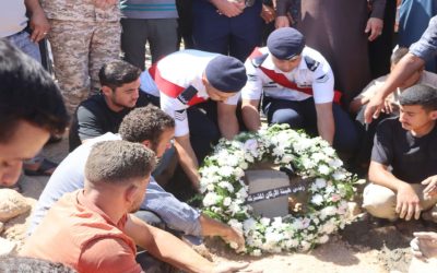 القوات المسلحة تشيّع جثامين خمسة من مكلفي خدمة العلم إثر حادث سير