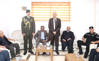 مندوبا عن الملك وولي العهد.. العيسوي يعزي عشيرة الدعجة