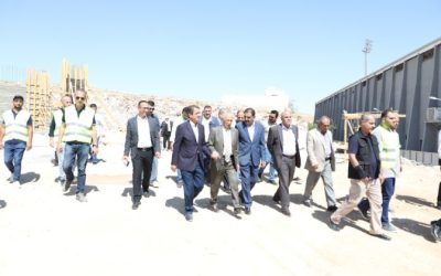رئيس الديوان الملكي يتفقد مشاريع مبادرات ملكية في الزرقاء ويزور مبنى النادي القوقازي