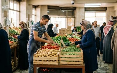 غرامة 100 دينار لعامل محل خضار في عمّان بعد كشف الكاميرات تصرفاته مع الزبونات