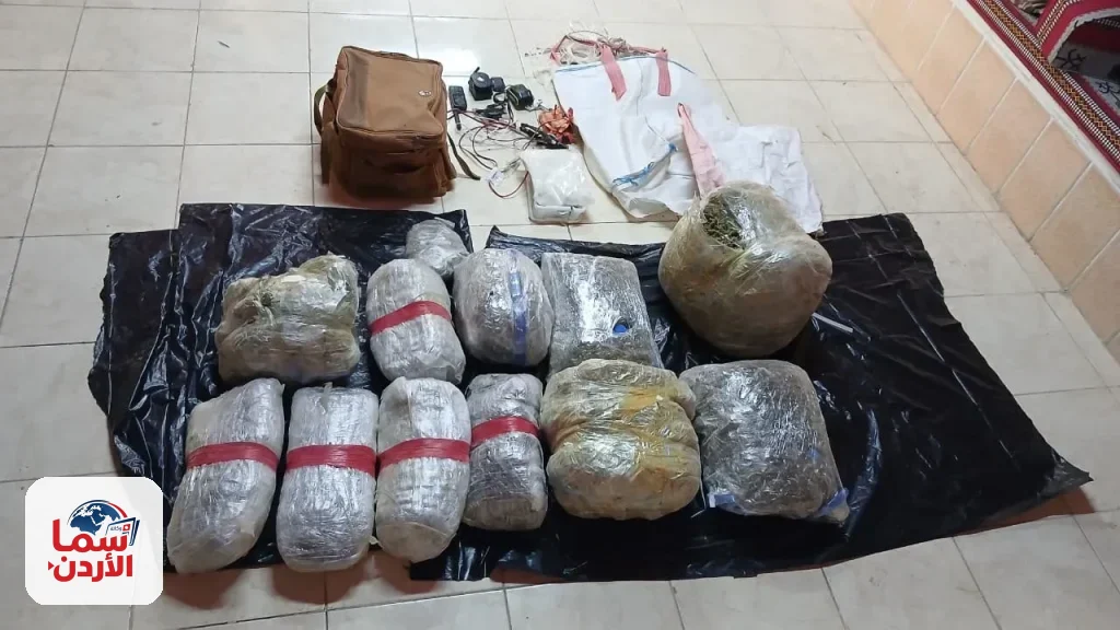 الجيش الأردني يعلن إحباط محاولة تهريب كمية من المخدرات بواسطة بالونات موجّهة
