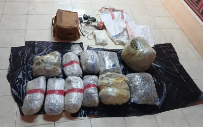 الجيش الأردني يعلن إحباط محاولة تهريب كمية من المخدرات بواسطة بالونات موجّهة