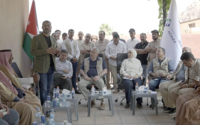 ابناء قرية رم يشاركون في إعادة بناء قريتهم و سلطة العقبة تطلق نموذجاً تشاركياً لإعادة التأهيل والتنمية