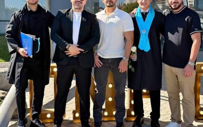 العطعوط يهنئ الأخوين العبيدات بمناسبة تخرجهما في طب الأسنان من جامعة كرايوفا الرومانية