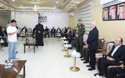 مندوبا عن الملك وولي العهد.. العيسوي يعزي عشيرة الوشاح