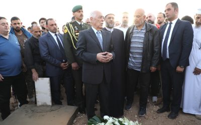 العيسوي يشارك في تشييع جثمان البرقاوي وينقل تعازي الملك وولي العهد لذويه