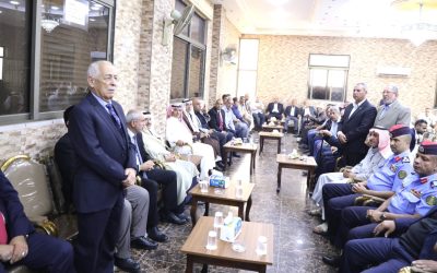 مندوبا عن الملك وولي العهد.. العيسوي يعزي عشيرة السعود
